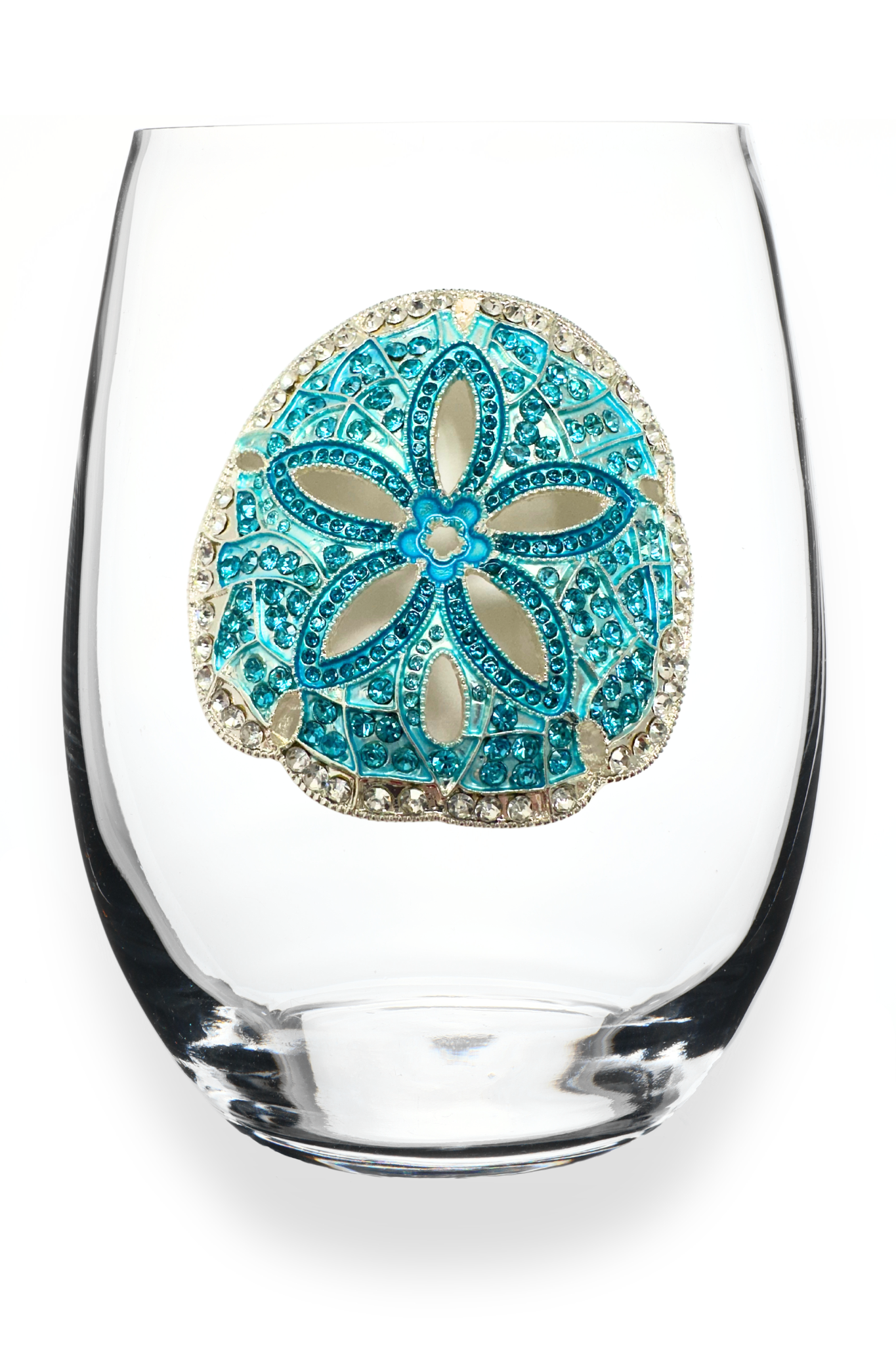 The Queens' Jewels® - Wholesale Wine Glass - Sand Dollar Stemless Wine Glass1