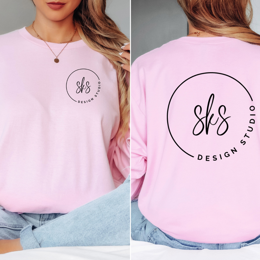 SKS Design Studio - Wholesale Screen Printed T-Shirt - Women's - CUSTOM LOGO | Unisex Long Sleeve Shirt [GILDAN]4