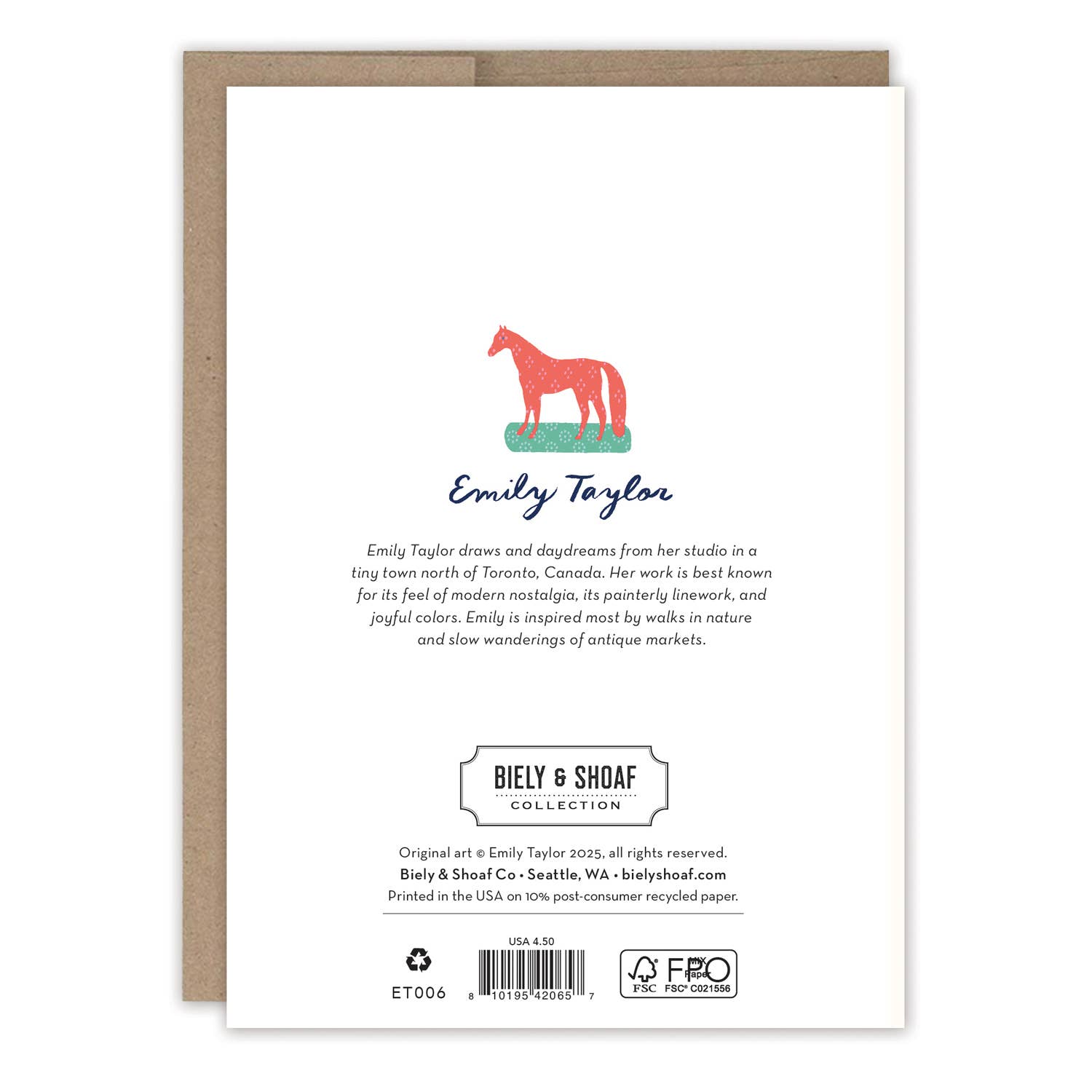 Biely & Shoaf - Wholesale Friendship Card - My Dear Friend Hedgehog Friendship Card2