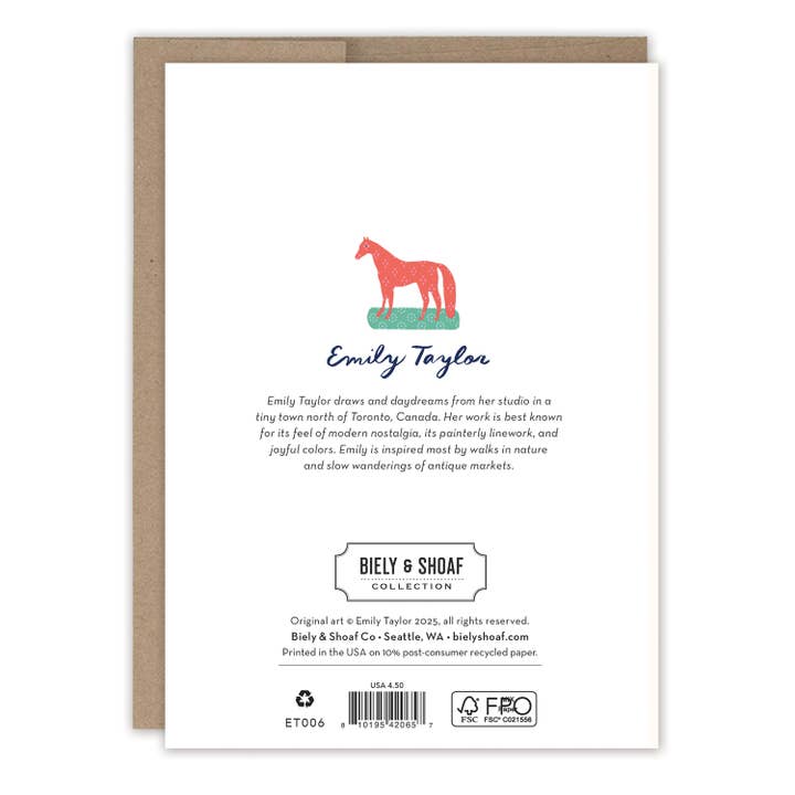 Biely & Shoaf - Wholesale Friendship Card - My Dear Friend Hedgehog Friendship Card2