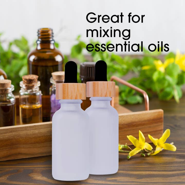 Focus Nutrition - Wholesale Travel Container - 24 Pack Clear Frosted Boston Round Glass Bottles3