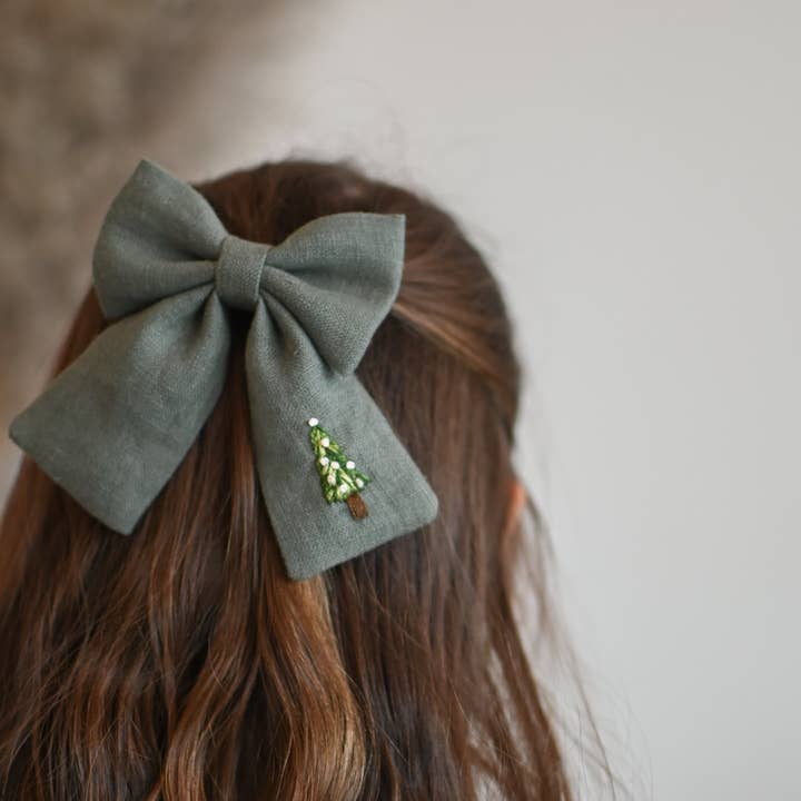 Lanika Atelier, Nika Korošec s.p. - Wholesale Hair Bow - Women's - Midi and Large hair bows Christmas tree12