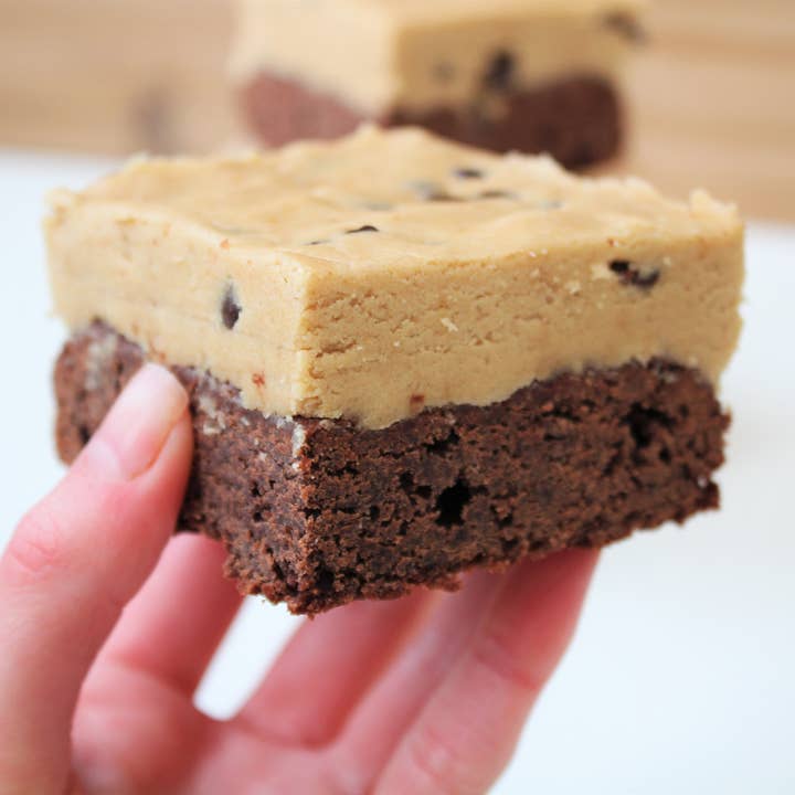 Untainted Tastes – wholesale Brownie – Cookie Dough Brownies (Vegan)2