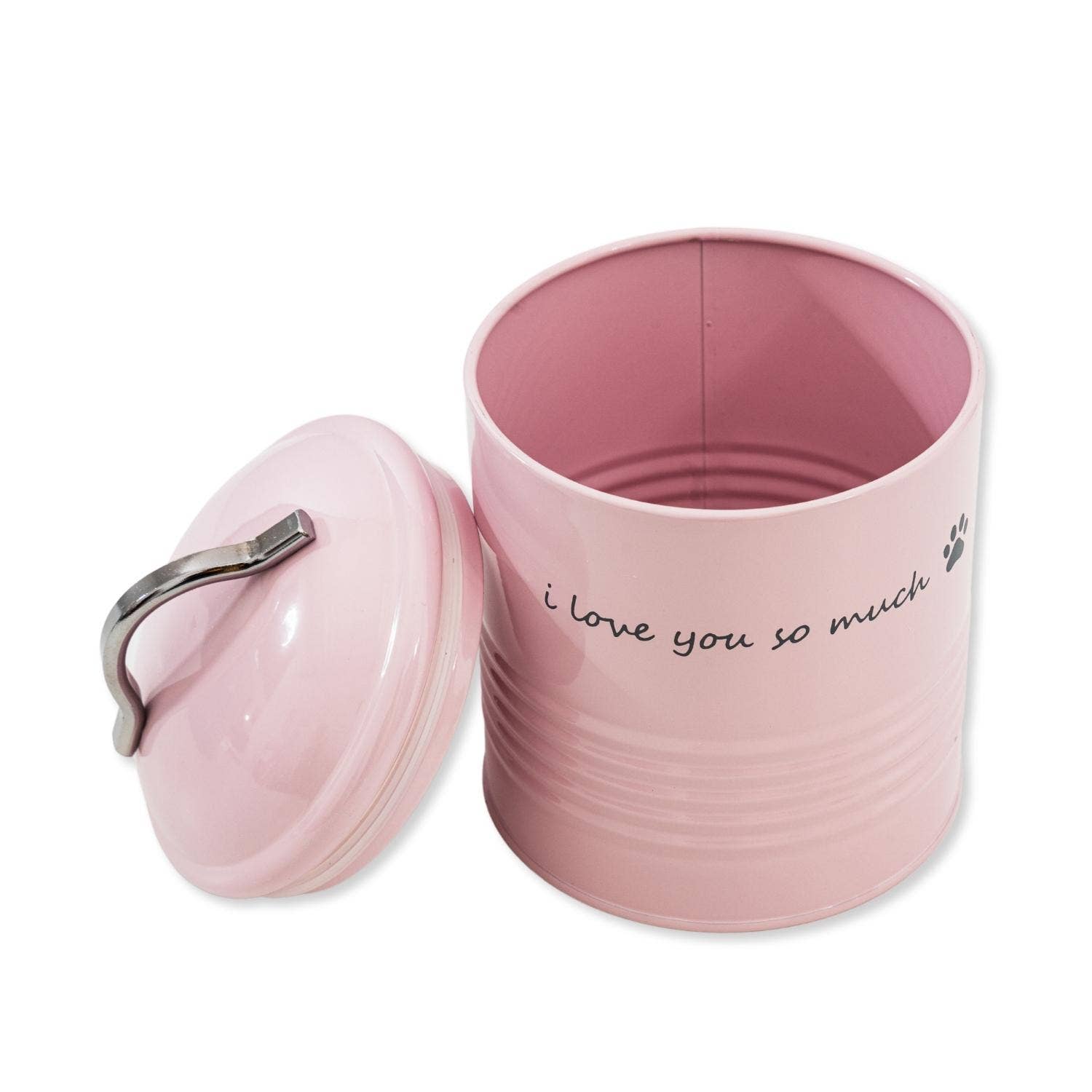 Jojo Modern Pets - Wholesale Pet Treat Jar - Dog - "I Love You So Much" Dog Treat Printed Canister Gift Set4