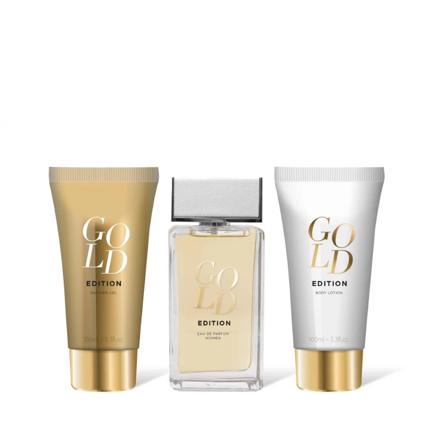 IngrossoBeauty by INCI Srl - Wholesale Bath & Body Set - Women's Gold Cosmetic Gift Set1