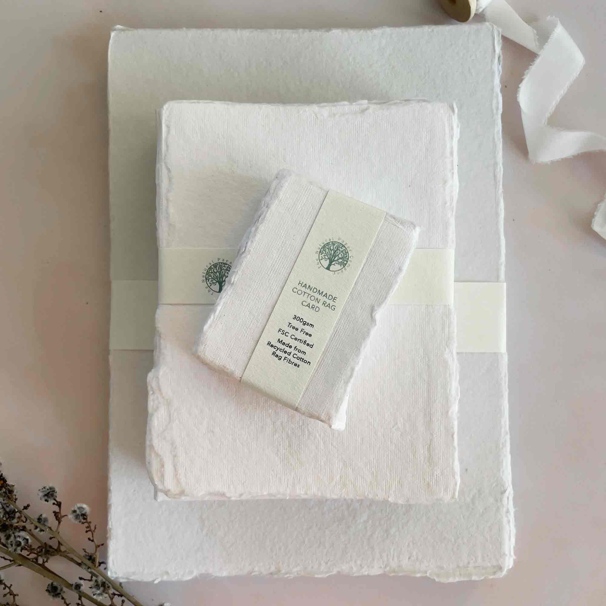 The Natural Paper Company – wholesale Stationery/notecard set – Whisper White Handmade Cotton Rag Paper, Card and Envelopes12