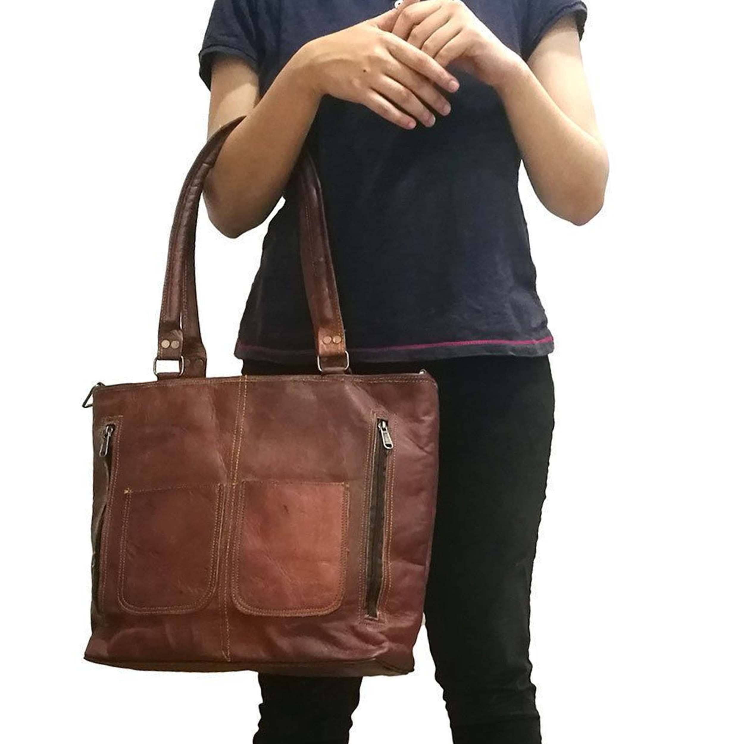 Classy Leather Bags - Wholesale Tote Bag - Women's - The Terry Tote5