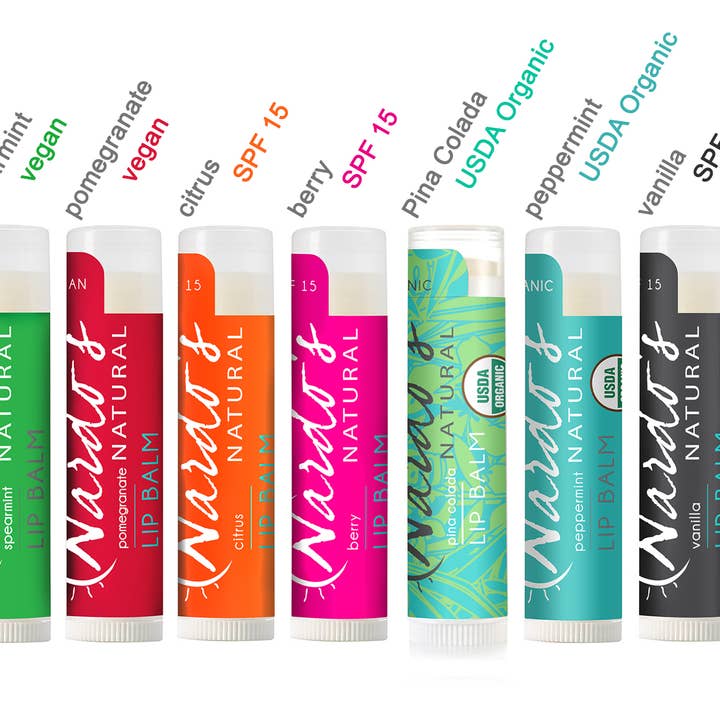 Lip Balm for wholesale by Nardo’s Natural Organic Skin Care