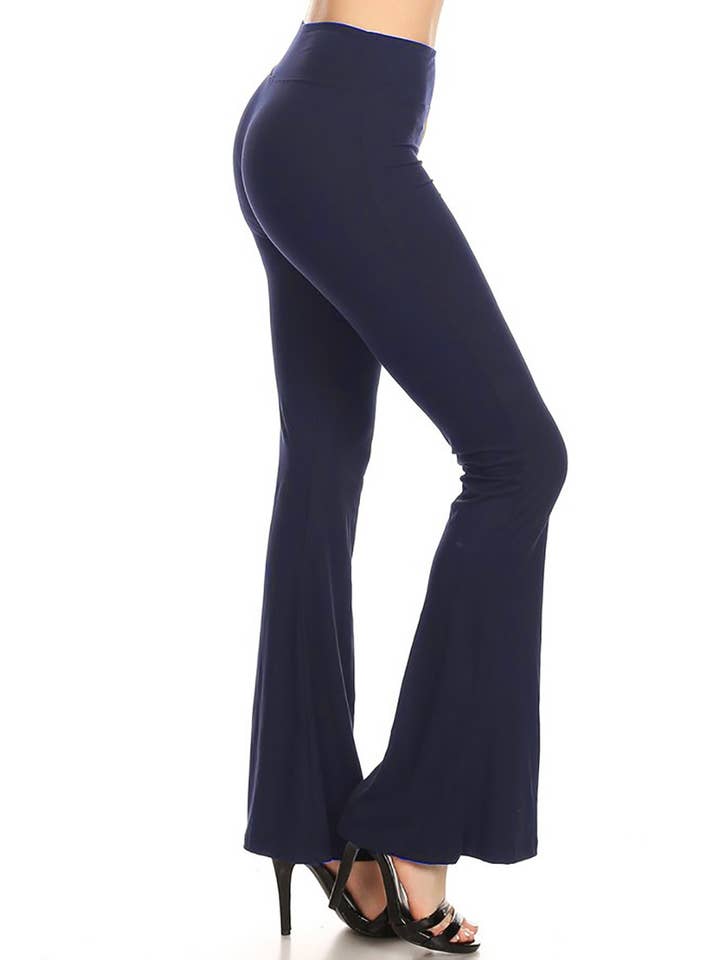 Leggings Depot - Wholesale Pants - Women's - Buttery Soft High Waist Solid Palazzo Pants13