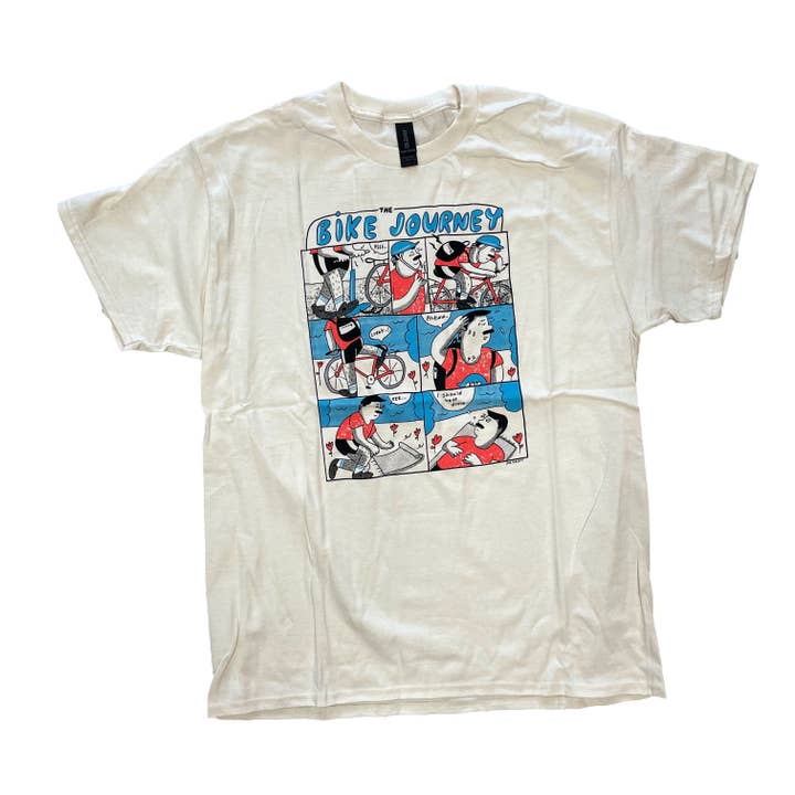 "The Bike Journey" tee for wholesale by Joseph Kraft Inc