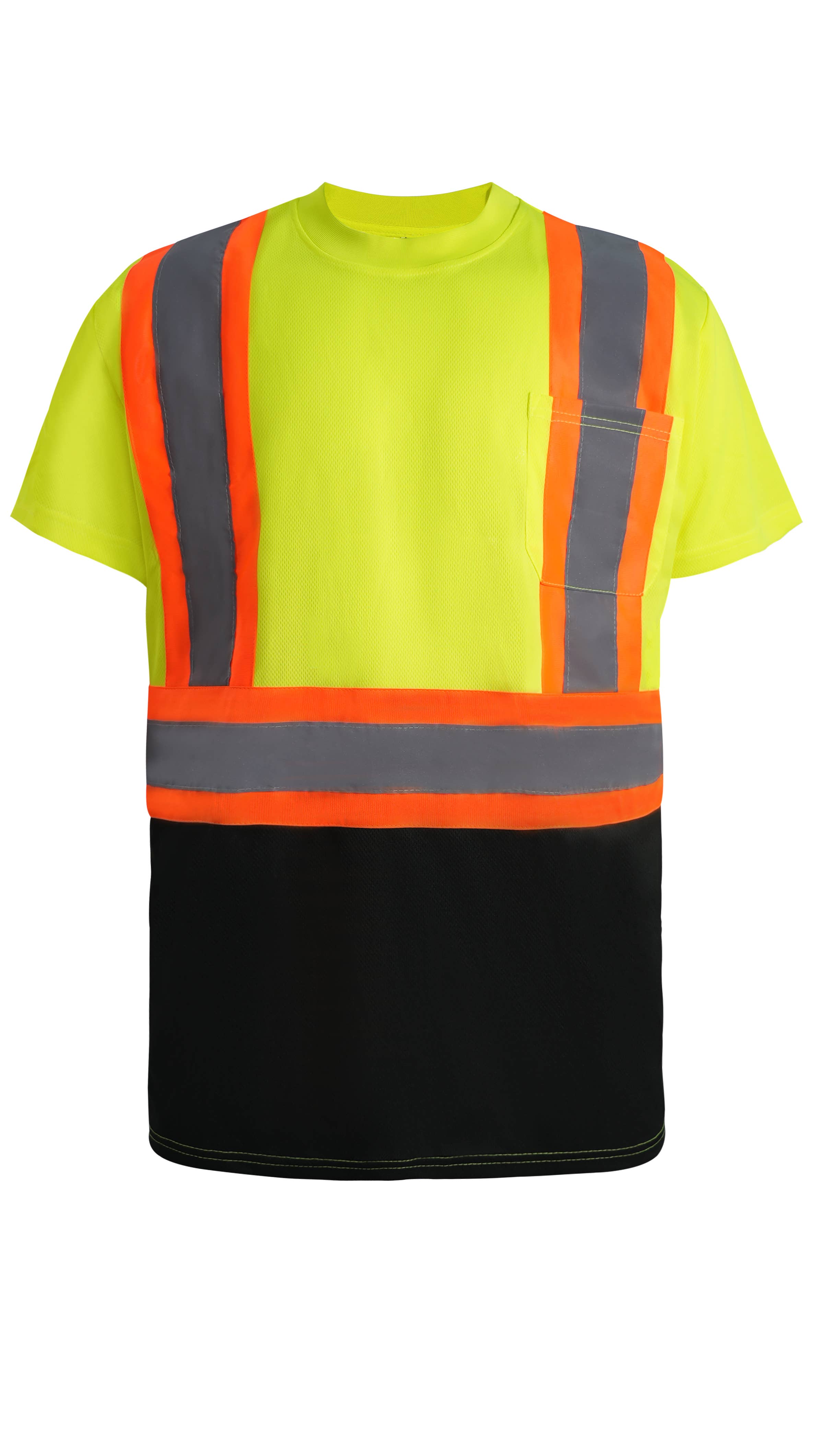 LeeHanTon - Wholesale Safety Vest - Unisex - HIGH-VIS Safety Short Sleeve Shirt0