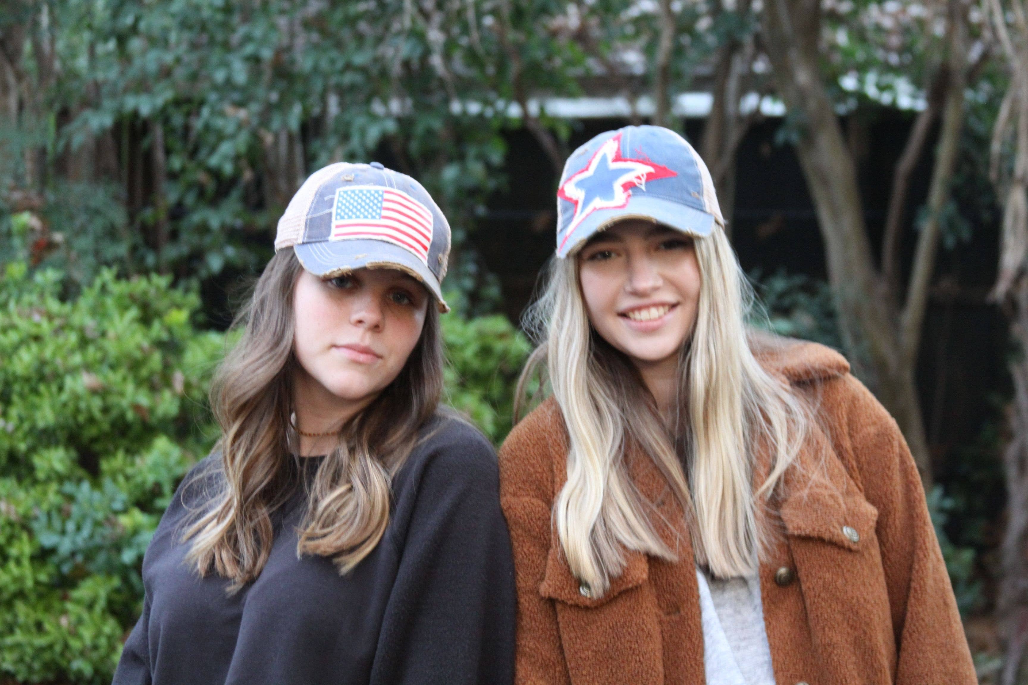 BohoGroove - Wholesale Baseball Cap - Women's - Star Hat, Red, White and Blue Hat2