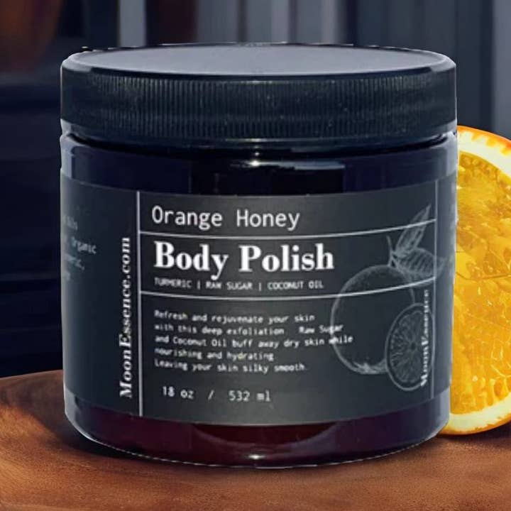 Body Polish - orange Honey for wholesale by MoonEssence