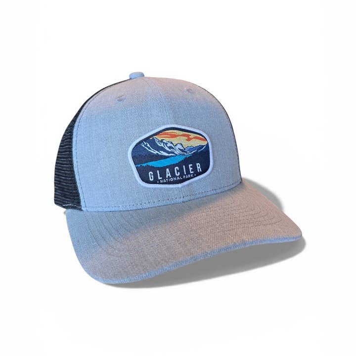 PNW Apparel - Vente Casquette de camionneur – unisexe - Casquette Snapback du parc national des Glaciers13