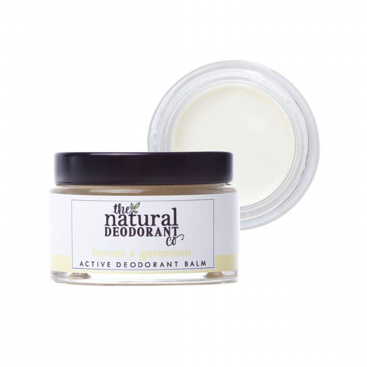The Natural Deodorant Co. - Wholesale Deodorant - Unisex - Active Deodorant Balm Lemon + Geranium 55g