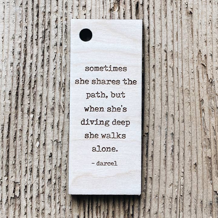 Spiritual Whiskey - Wholesale Gift Tag - Engraved Wooden Poetry Tag // Gift Tag // Keychain14