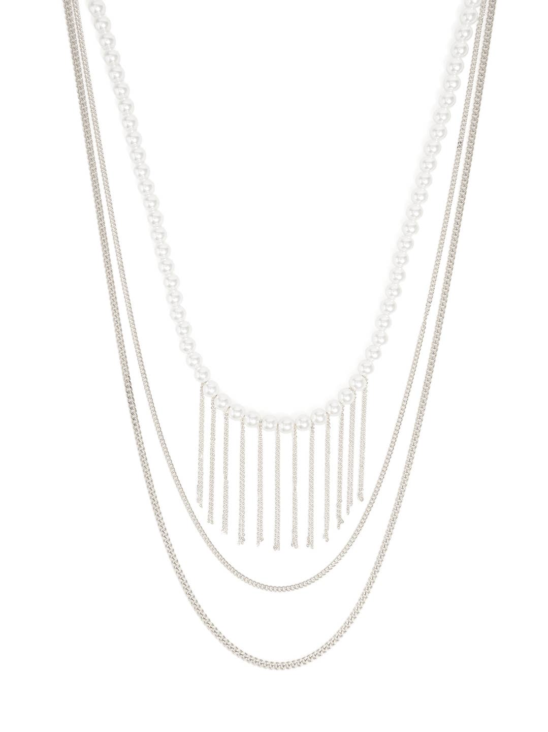 ZENZII Jewelry - Wholesale Beaded/Pearl Necklace - Chained Up In Pearls Necklace2