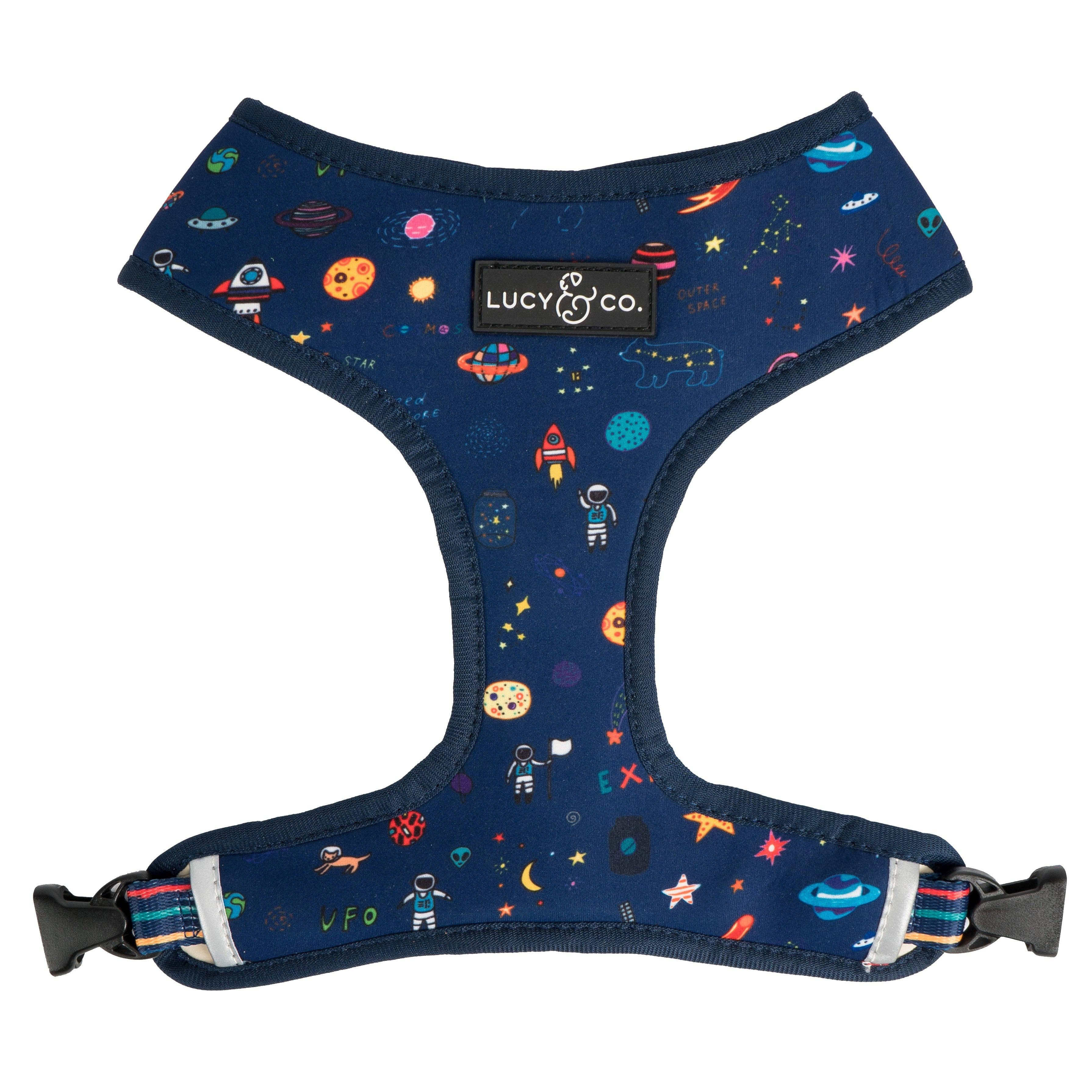 Lucy & Co. - Wholesale Pet Harness - Dog - Space Doodle Reversible Harness6