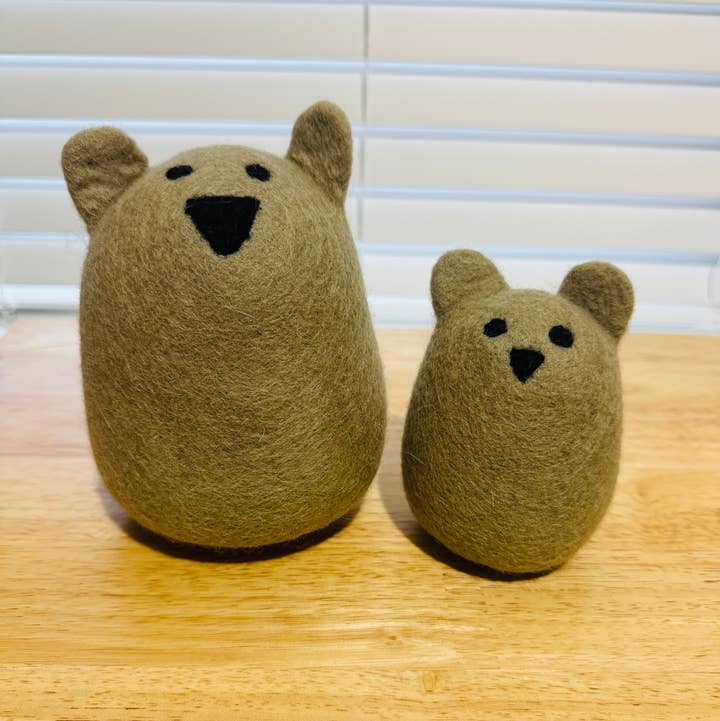 Wool Bear Dog Toy for wholesale by Vinny's Munch & Play