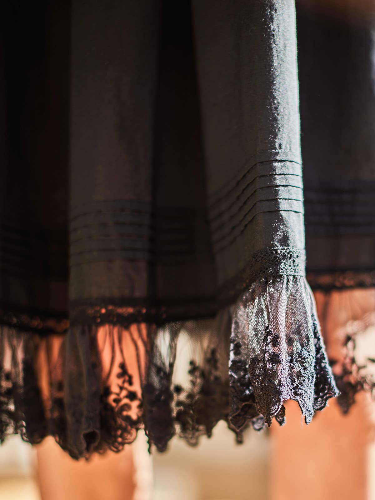 April Cornell Apparel - Wholesale Slip - Women's - Esme Slip Nighty - Black3