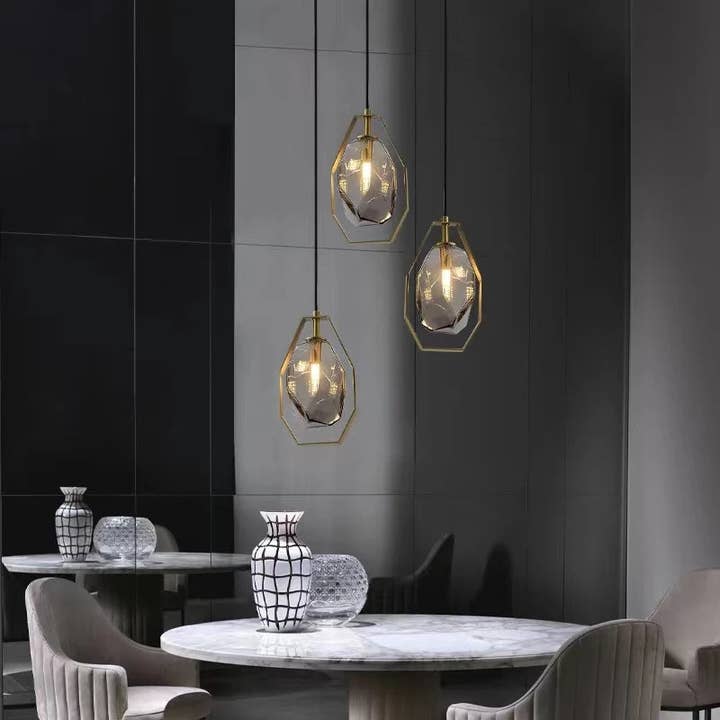 BRECK + FOX - Wholesale Chandelier/Hanging Light - Stone Pendant Light