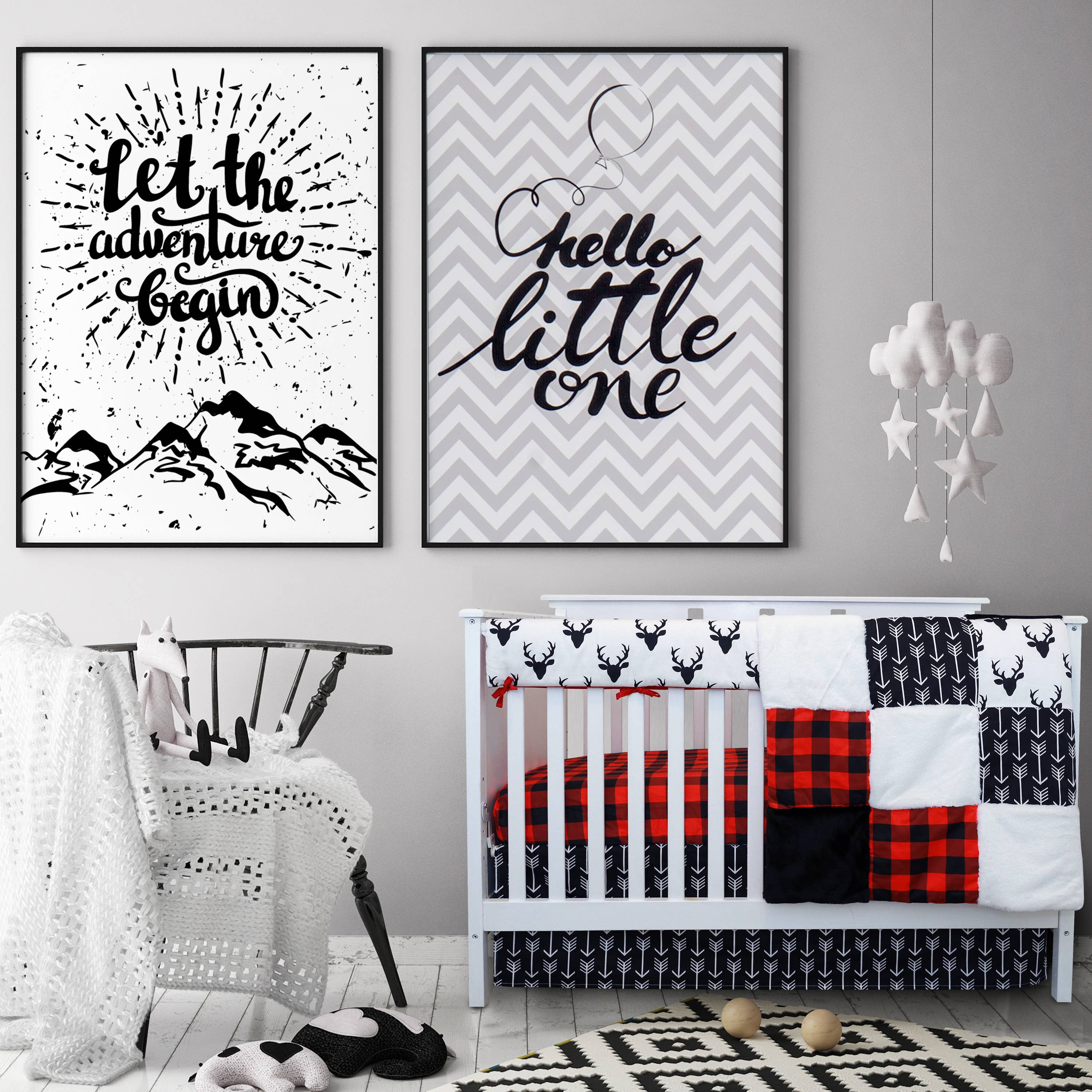 JLIKA – Conjuntos de cama – Criança e bebé por atacado – Conjunto de cama de berço - Woodland Collection2