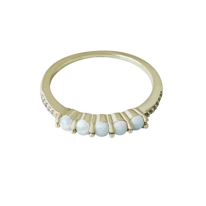 Multi Opal Cz RN20100 for wholesale by Modern Opus