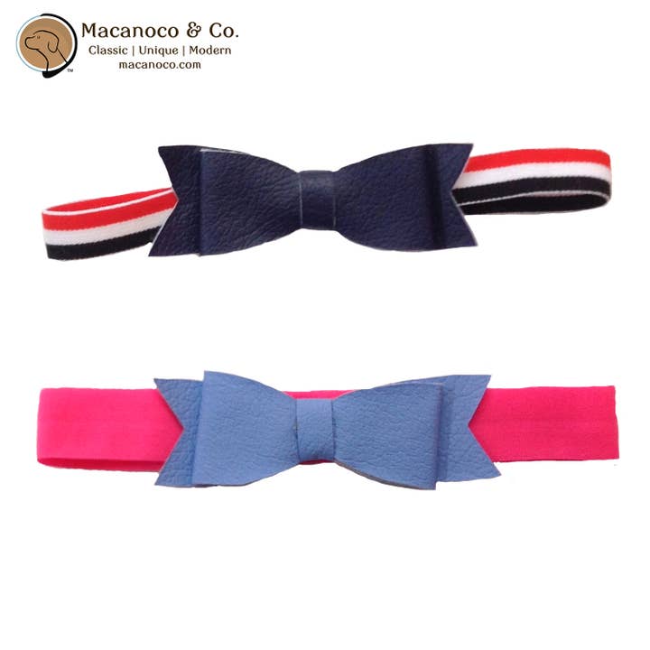 Envolvente de Laço Faux Simples em Pele por atacado de Macanoco and Co.