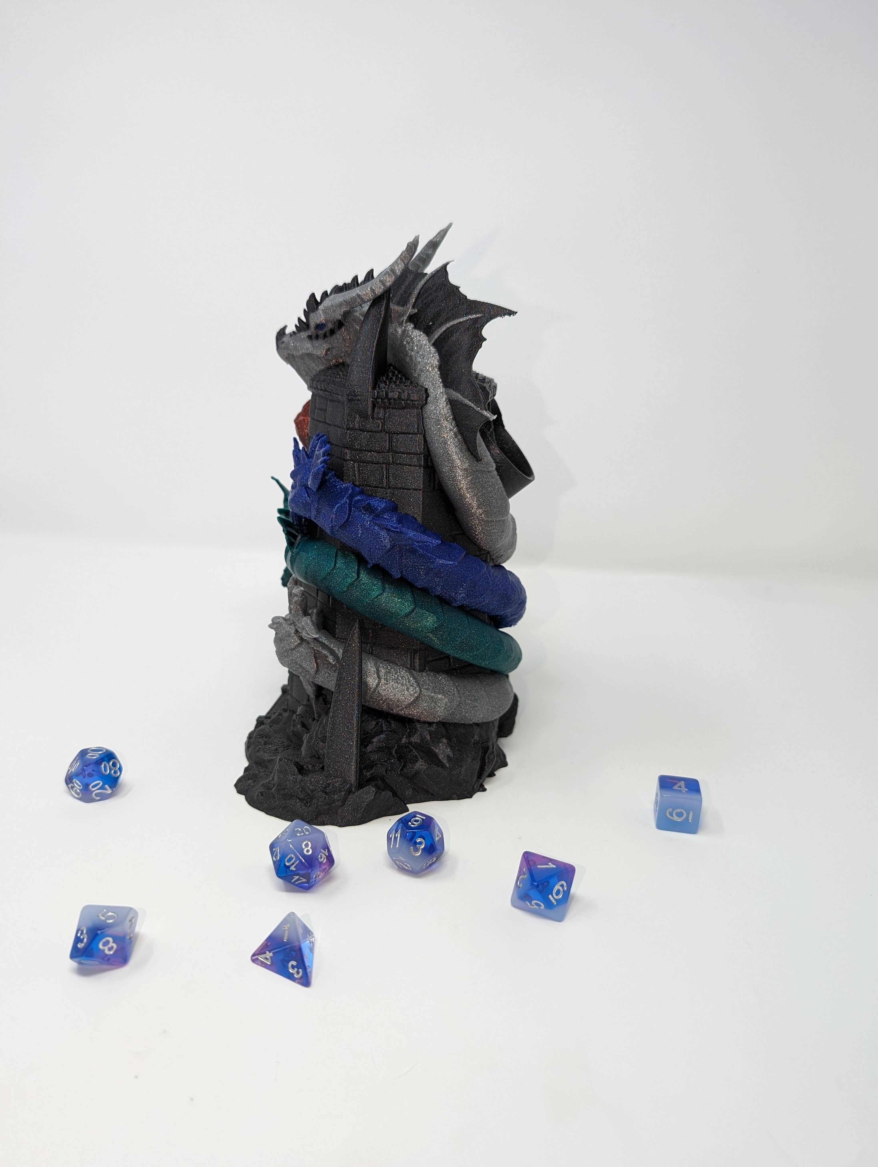 Giant Turtle Creations - Wholesale Dice - Tiamat Dice Tower - Dice Roller1