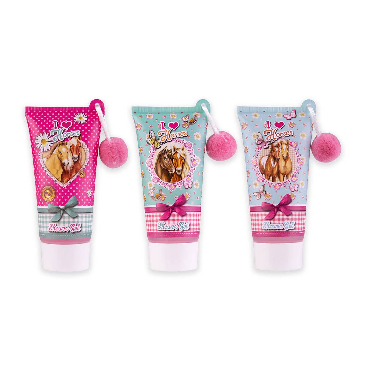 Accentra - Wholesale Body Wash/Shower Gel - Kids & Baby - Shower gel for kids I Love Horses 60ml, scent: strawberry1