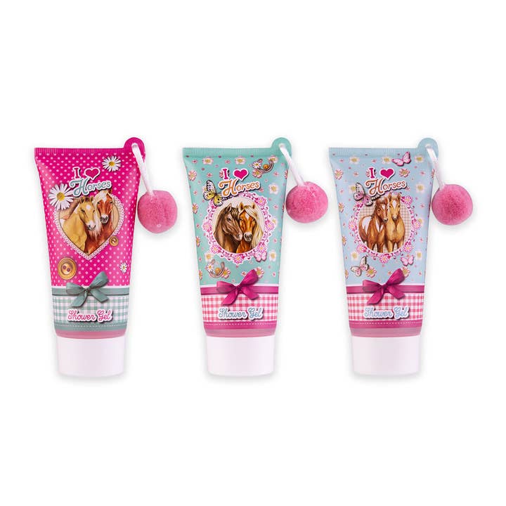 Accentra - Wholesale Body Wash/Shower Gel - Kids & Baby - Shower gel for kids I Love Horses 60ml, scent: strawberry1