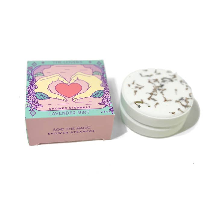 Sow the Magic - Wholesale Shower steamer/bomb - The Lovers Shower Steamer Set in Lavender Mint4