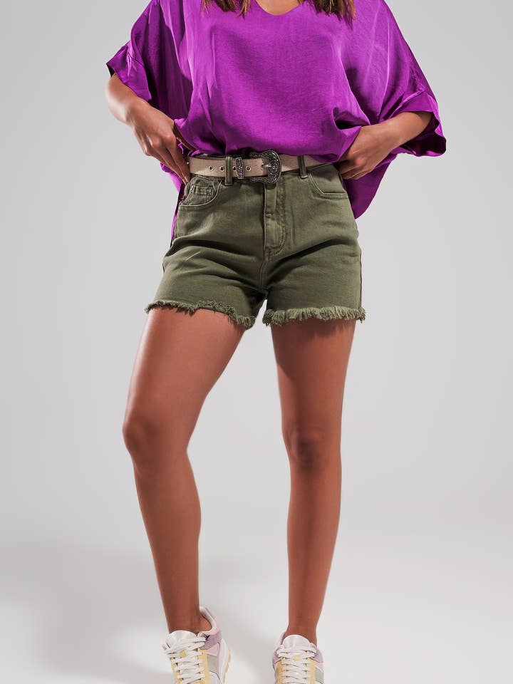 Shorts in khaki for wholesale by Q2—All Orders:Free Duties for the US,UK,and Canada