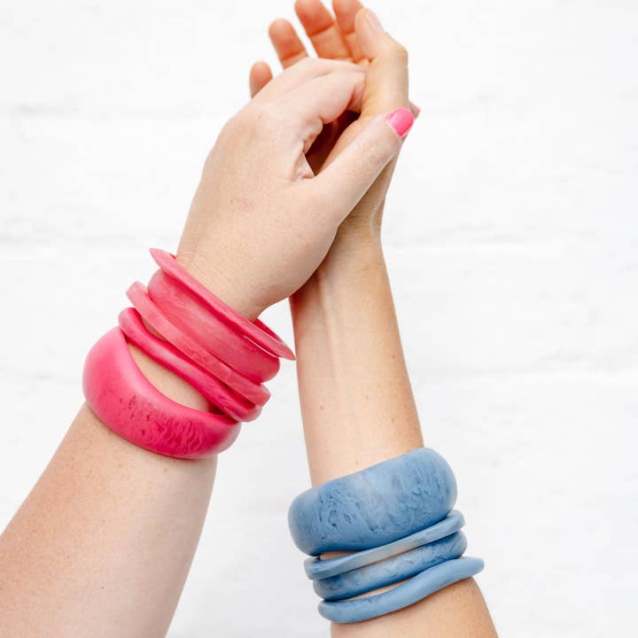 Greenwood Designs - Wholesale Bangle bracelet - Point Resin Stacking Bangle13