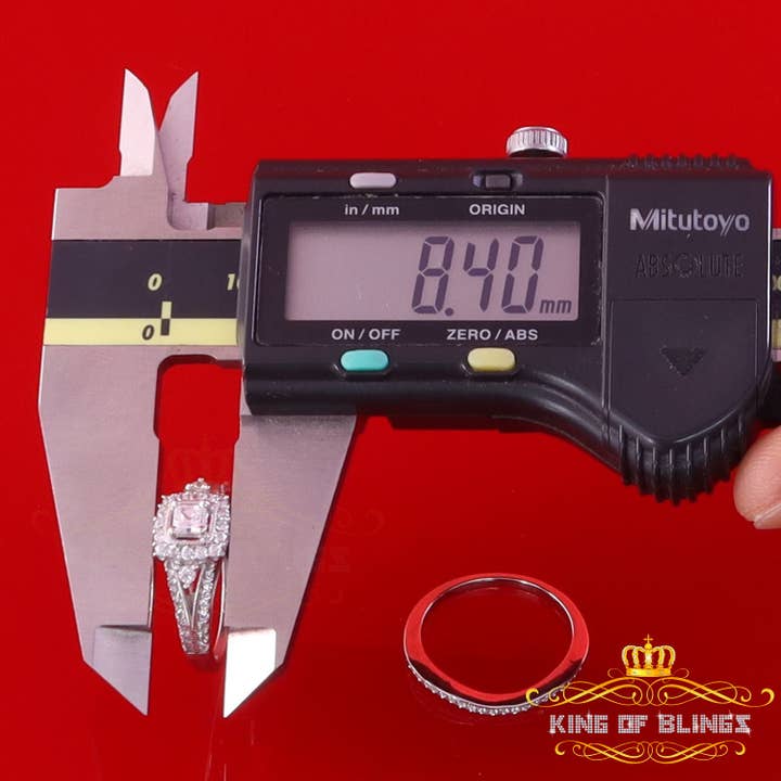 KING OF BLINGS - Wholesale Multi-stone ring - King Of Bling's1.75ct Cubic Zirconia White Sterling Silver Men's/ Women 2PC Bridal Rings Size 712