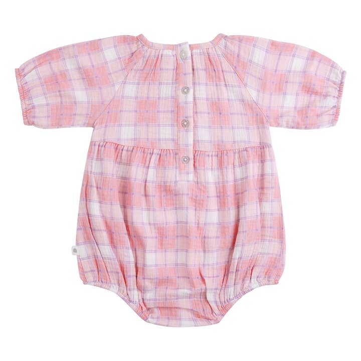 Long Sleeve Bubble Woven Romper - Check for wholesale on Faire6