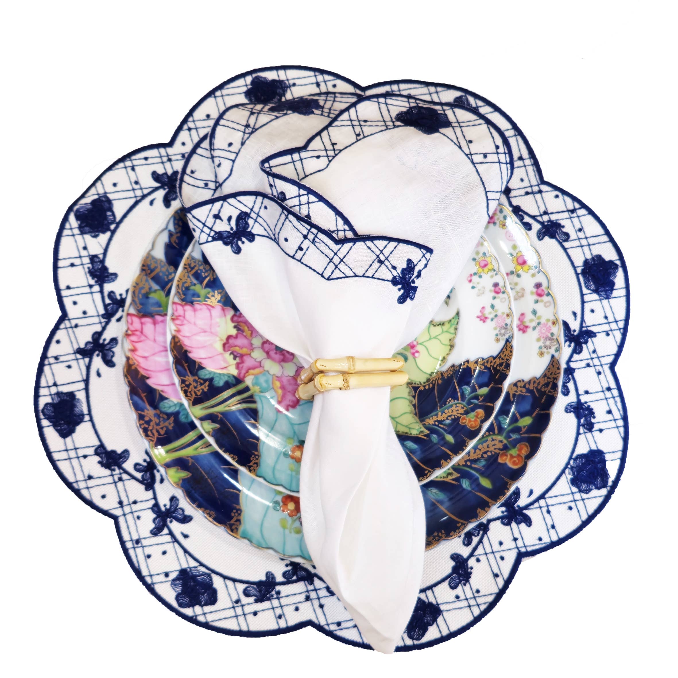 Iza Silva -Luxury Tableware - Wholesale Dinner & Cloth Napkin - The Original -Florentine Collection -Napkins -Various Colors19