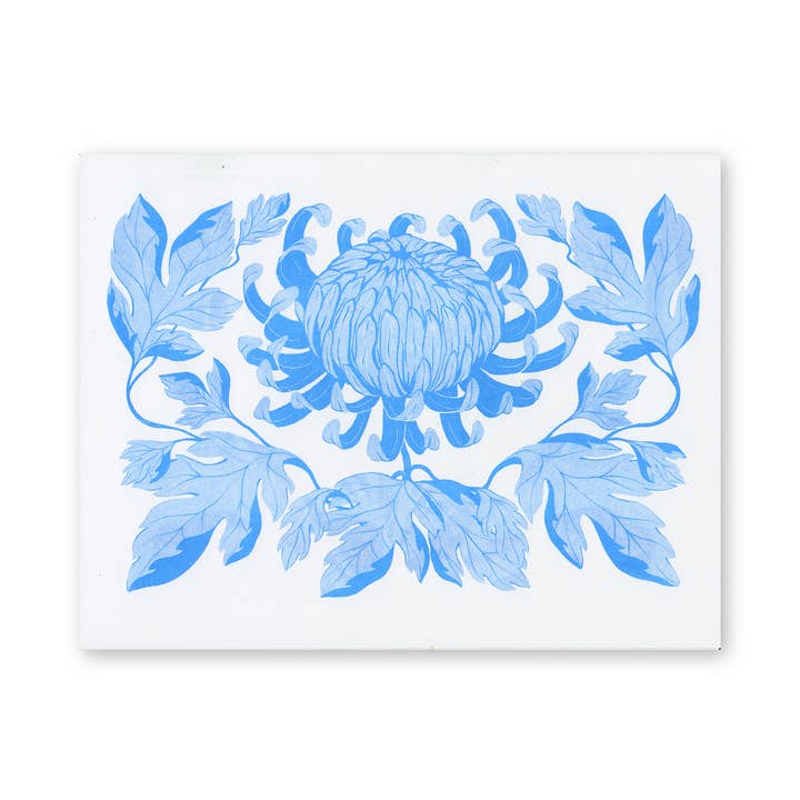 Chrysanthemum Bloom Print for wholesale by Big Fog