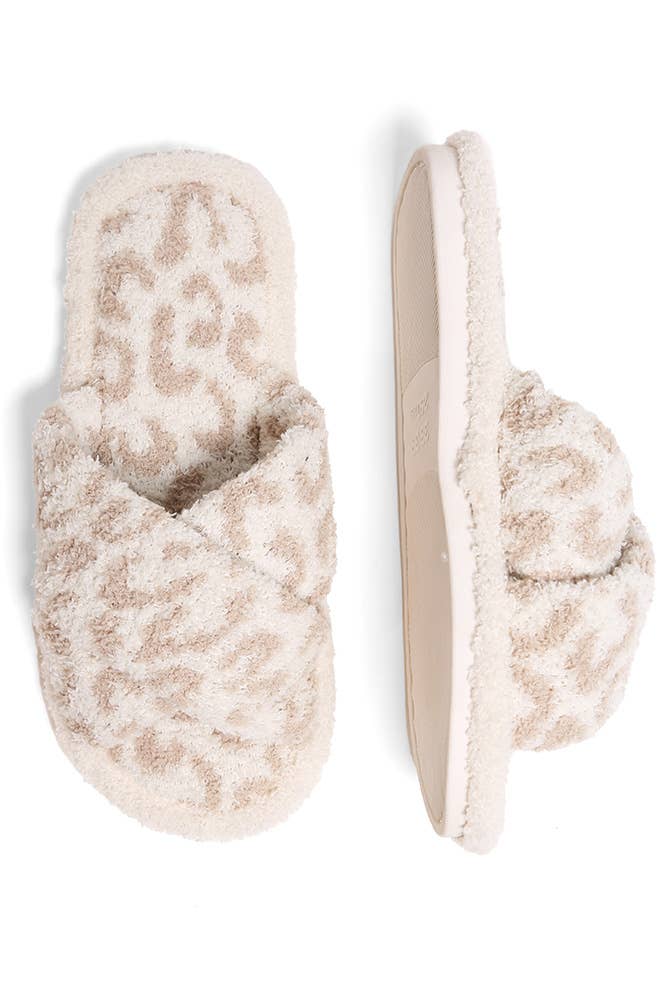 Hana - Wholesale Slippers - Women's - Leopard criss-cross slippers6