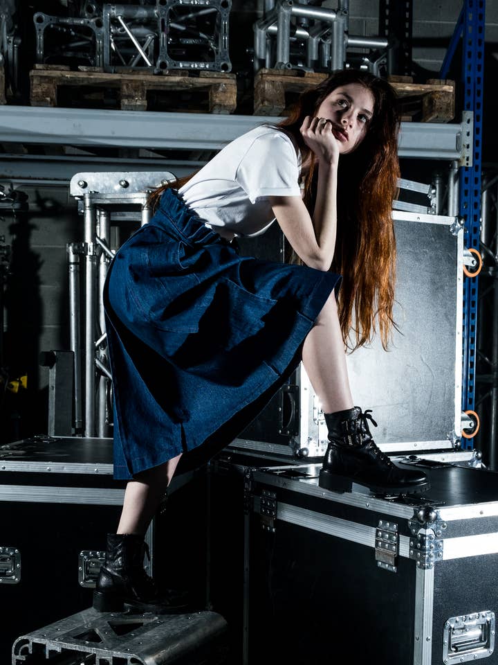 ASTERIA DENIM SKIRT for wholesale by #ANNADAVERIO