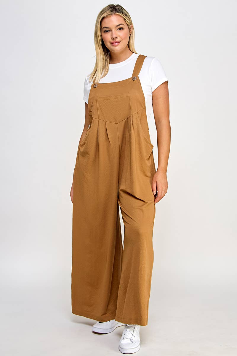 Haute Fox Plus Size & Contemporary – wholesale Overalls – Women's – Regular Size Pleated Overalls JK18514-JS  7