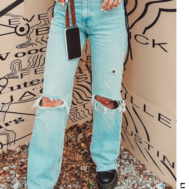 Clutch Creations - Wholesale Phonecase Strap - Brown Leather Detachable Mini Phone Strap1