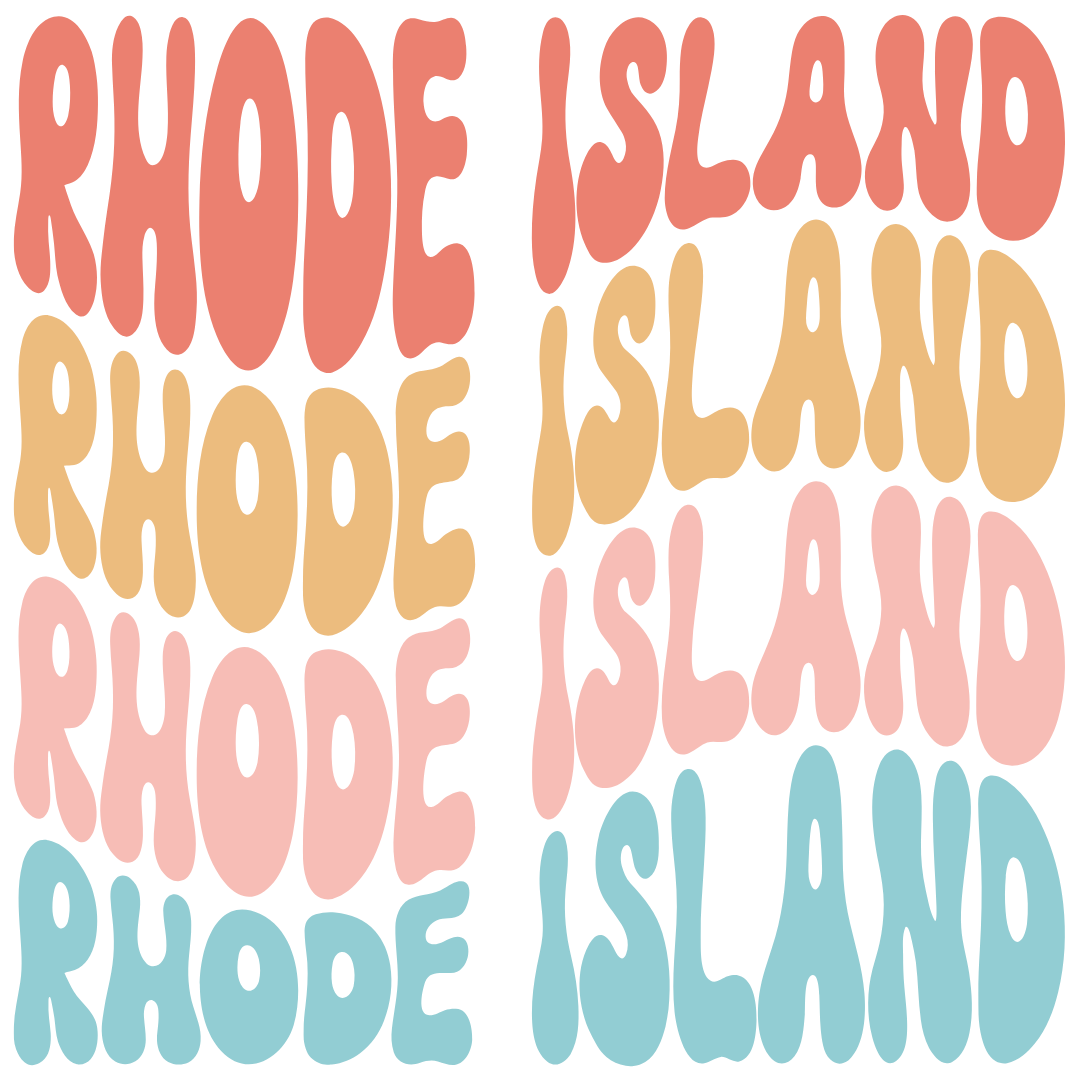 Daisy Mae Designs - Vente Aimants - Tous les 50 États Aimant Fort Acrylique Police Rétro – 2"x2"37