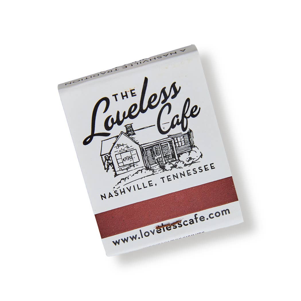 The Loveless Cafe - Vente Allumettes - Livre de match d"illustration de café2