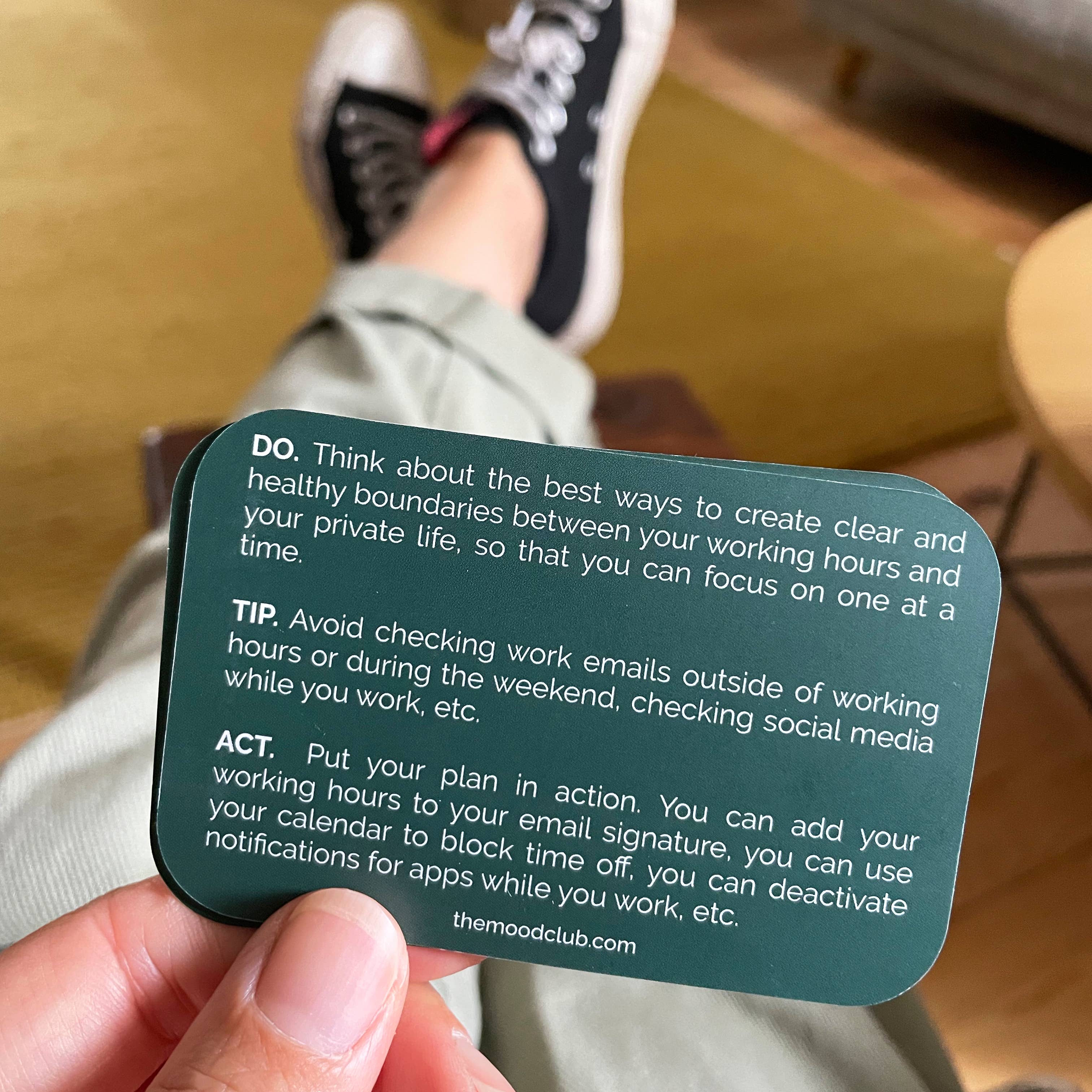 The Mood Club - Wholesale Tarot Cards - Mood Cards for Work - focus & motivational, corporate gifts9