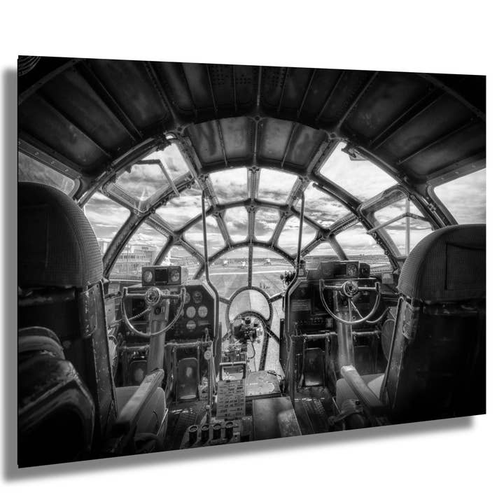 Photo de Cockpit B-29 | Finition Acrylique pour la vente par 998 Millibar Photography
