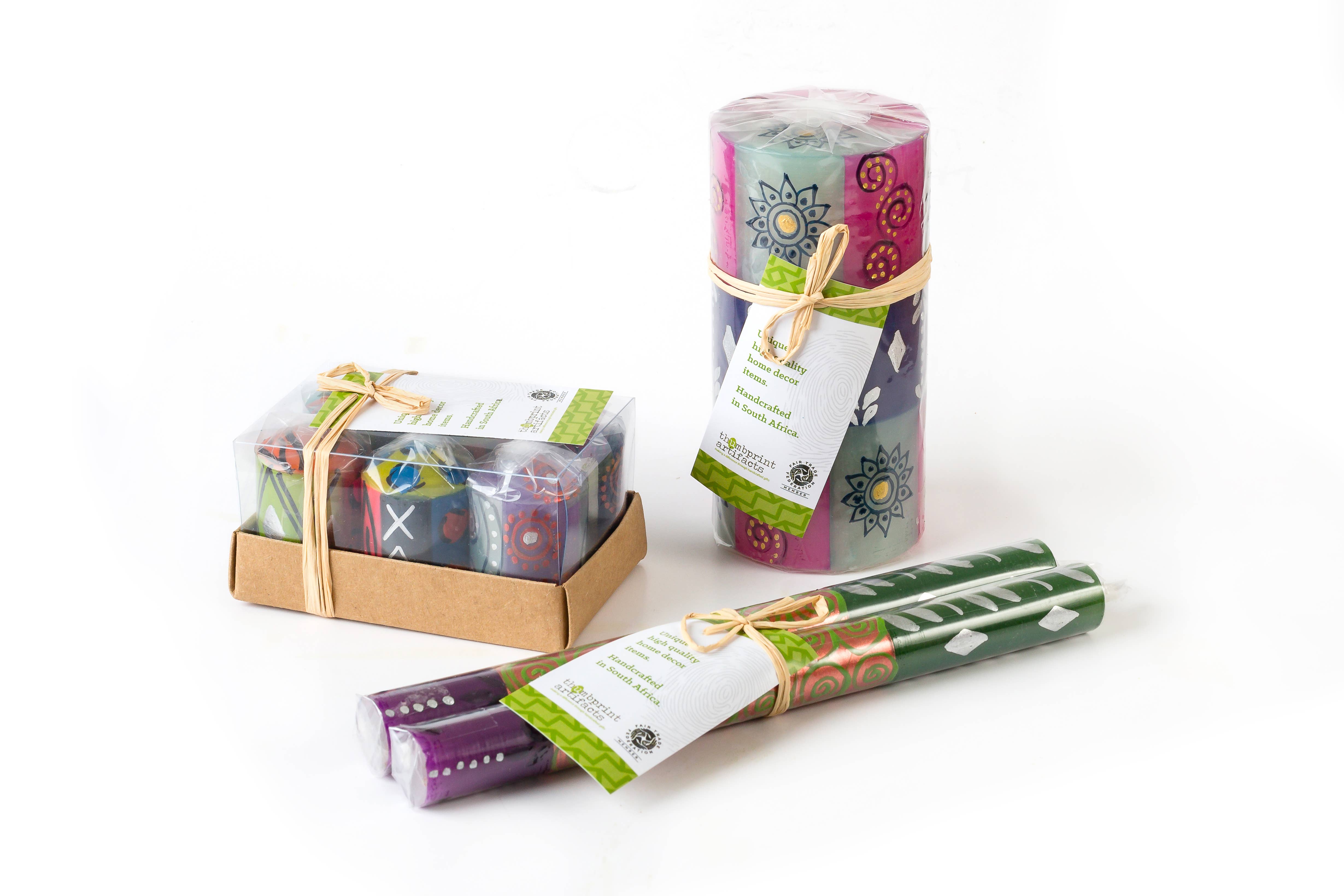 Thumbprint Artifacts - Wholesale Tapered Candle/Candlestick - Sari Candles - NEW!!7