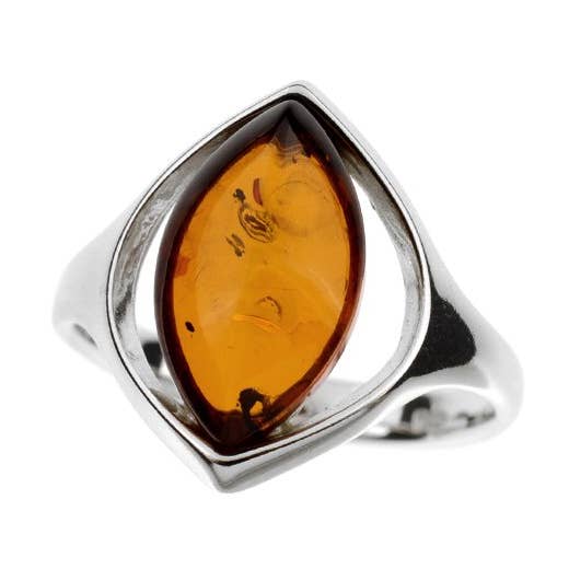 Eleganter Bernsteinring für den Großhandel von Amber House
