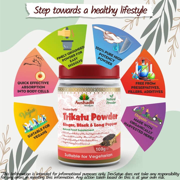 DevSatya Ltd Aushadh, Ayushya, Divyaherb - Wholesale Protein/Superfood Powder - Trikatu Powder2