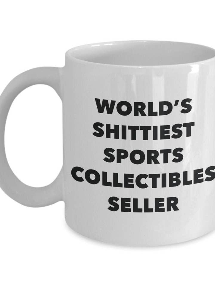 Sports Collectibles Seller Coffee Mug for wholesale by CustomHappy